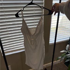 Elegant White Slip Dress